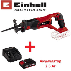 Пила шабельна акумуляторна Einhell TE-AP 18/22 Li Kit 2.5 Ah (4326300K)