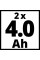 Акумулятори + зарядний пристрій на два акумулятори Einhell 18V 2x4.0Ah Twincharger Kit (4512112)
