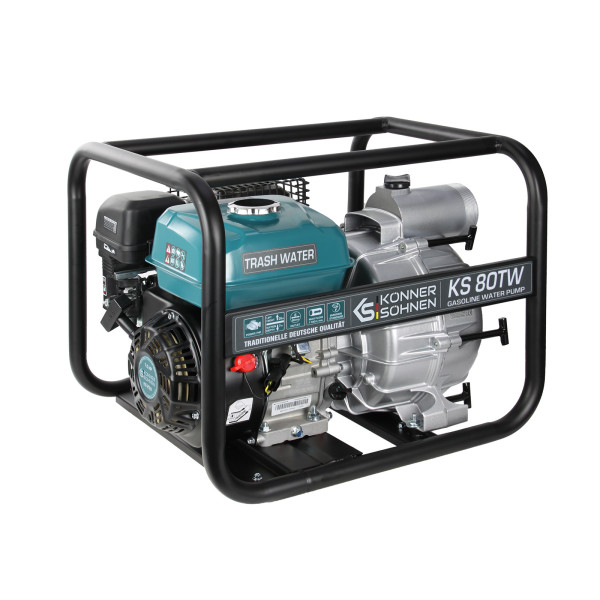 Мотопомпа для грязной воды Konner&Sohnen KS 80 TW