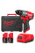 Дрель-шуруповёрт аккумуляторная бесщёточная MILWAUKEE, M12 FDD2-202X, 37Нм (ЗУ, 2х2Ач, HDкейс)