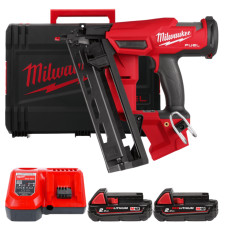 Пистолет гвоздезабивной аккумуляторный бесщёточный MILWAUKEE, M18 FN16GA-202X, 32-64мм (HDкейс)