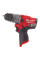 Дрель-шуруповёрт аккумуляторная бесщёточная ударная MILWAUKEE, M12 FPDX-0, 37Нм (каркас)