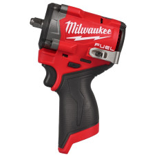 Гайковерт акумуляторний безщітковий 3/8'' MILWAUKEE, M12 FCIWF38G3-0, 745Нм, з кільцем (каркас, кліпса на ремінь, картонне пакув