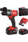 Дрель-шуруповёрт аккумуляторная бесщёточная ударная MILWAUKEE, M18 FPD3-502X, 158Нм(ЗУ,2х5Ач,HDкейс)