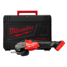 Шліфмашина кутова - болгарка акумуляторна безщіткова MILWAUKEE, M18 FHSAG125XB2-0X, діаметр 125мм (каркас, антивібраційна бічна