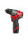Дрель-шуруповёрт аккумуляторная бесщёточная MILWAUKEE, M12 FDD2-202X, 37Нм (ЗУ, 2х2Ач, HDкейс)