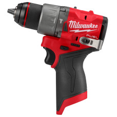 Дриль-шуруповерт з ударом акумуляторний безщітковий MILWAUKEE, M12 FPD2-0, 37/45Нм (каркас. кліпса для ременя, картонне пакуванн