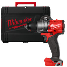 Дрель-шуруповёрт аккумуляторная бесщёточная MILWAUKEE, M18 FDD3-0X, 158Нм (каркас, HDкейс)