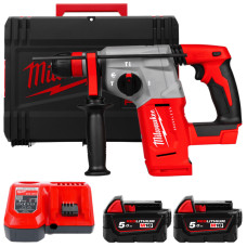 Перфоратор аккумуляторный бесщёточный SDS-PLUS MILWAUKEE, M18 BLHX-502X, 2,3 Дж (ЗУ, 2х5Ач, HDкейс)
