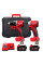 Набор из 2х инструментов аккумуляторных бесщеточных MILWAUKEE M18 BLCPP2B-502C