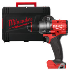 Дриль-шуруповерт з ударом акумуляторний безщітковий MILWAUKEE, M18 FPD3-0X, 158Нм (каркас, кліпса для реміня, бічна рукоять, НDк