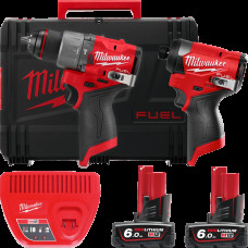 Набор из 2х инструментов аккумуляторных бесщеточных MILWAUKEE M12 FPP2A2-602X