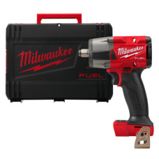 Гайковерт акумуляторний безщітковий 1/2'' MILWAUKEE, M18 FMTIW2F12-0Х, 881Нм, з кільцем (каркас, кліпса для реміня, HDкейс)