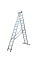 Лестница алюминиевая трёхсекционная GTM KMEKME314 3x14 ступенек 3.8-9.74м 
